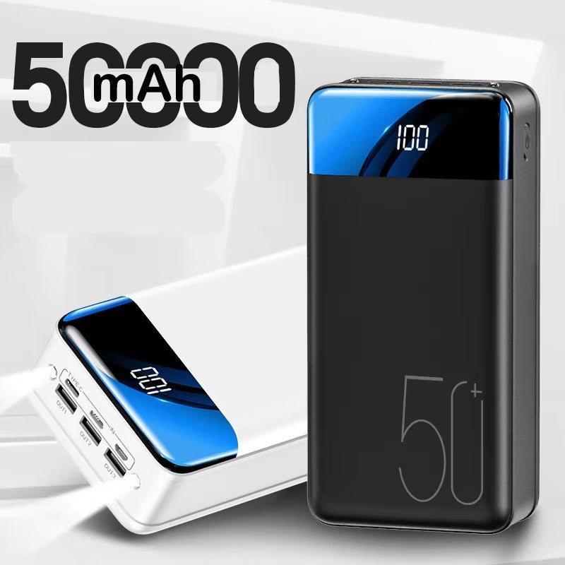 Krachtige 50000mAh Power Bank Super Snelle Oplader voor Telefoon en Laptop - Velinix