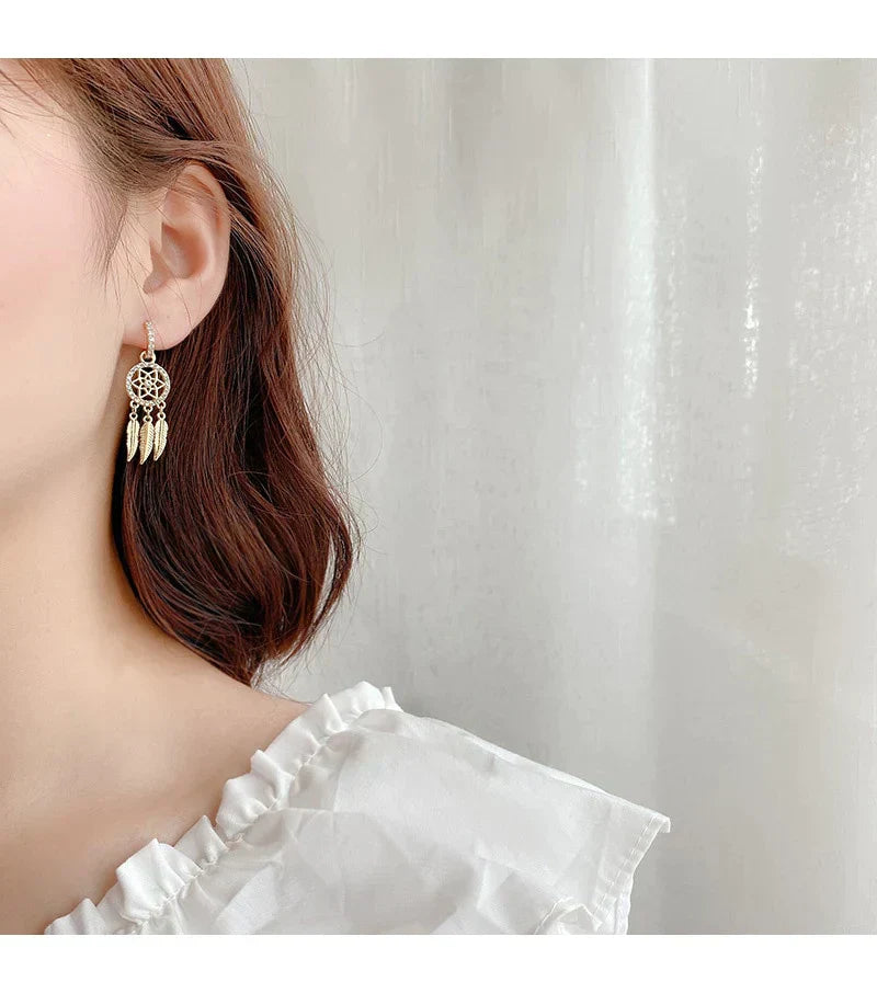 Gouden Oorbellen 14K Elegante Verfijning