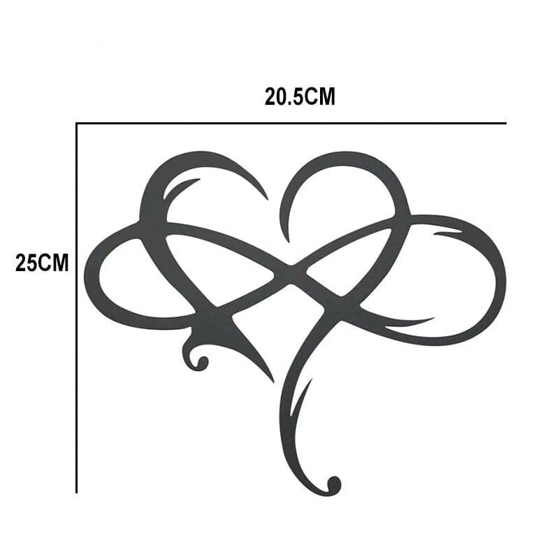 Wanddecoratie Oneindigheids Hart voor Eeuwige Liefde