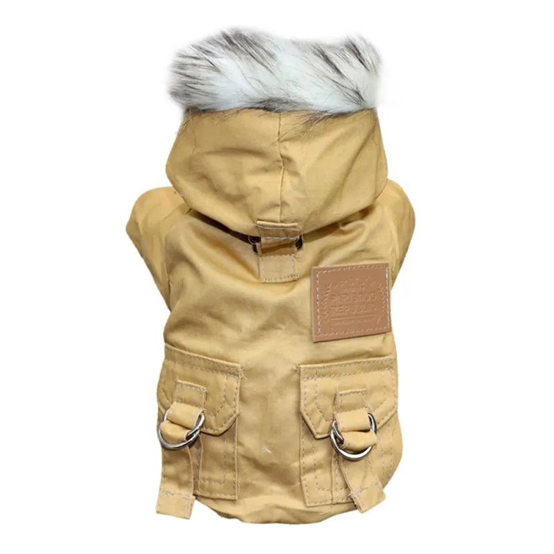 Warme Hondenjas met Capuchon voor Winterse Dagen