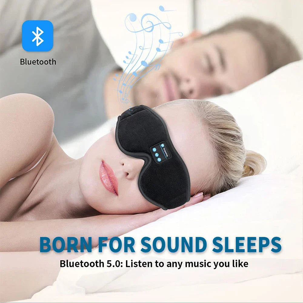 Bluetooth Slaapmasker met HD Geluid voor Ononderbroken Slaap