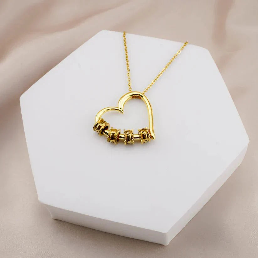 Liefdesketting met Gegraveerde Hanger Mooie Moederdag Geschenk