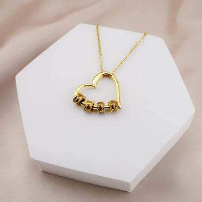 Liefdesketting met Gegraveerde Hanger Mooie Moederdag Geschenk