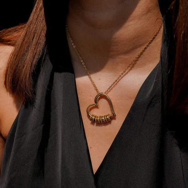 Liefdesketting met Gegraveerde Hanger Mooie Moederdag Geschenk