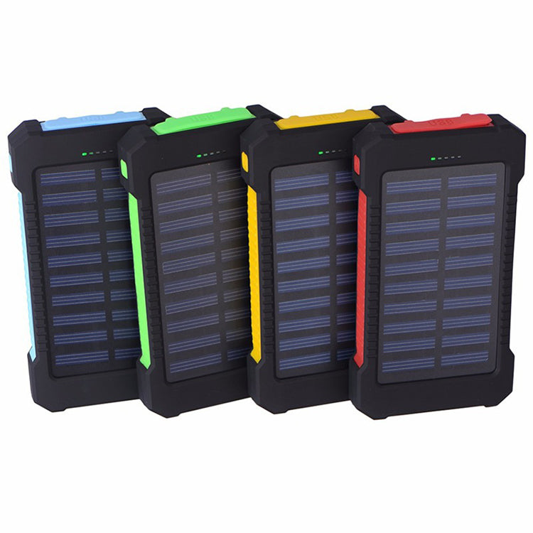 Waterdichte Powerbank Zonne-Energie met LED-Lader voor Fiets en Kampen