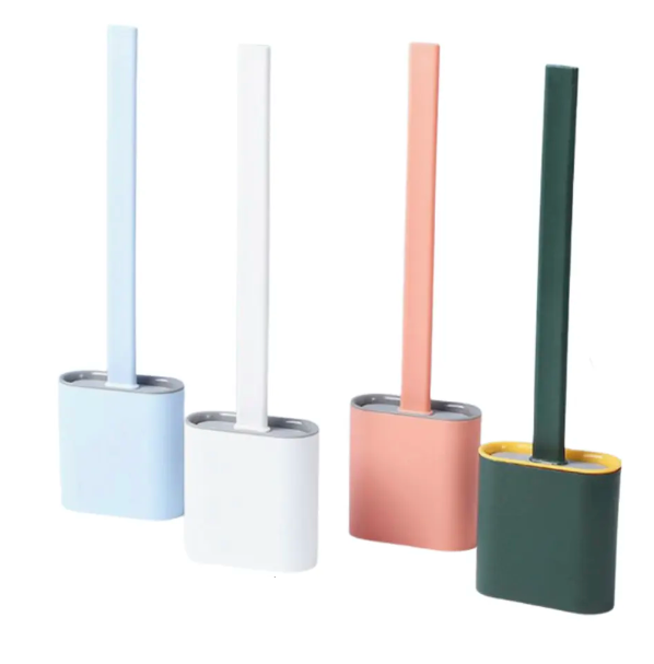 Silicone Toiletborstel Luxe Hygiënisch voor Schoon Toilet - Velinix