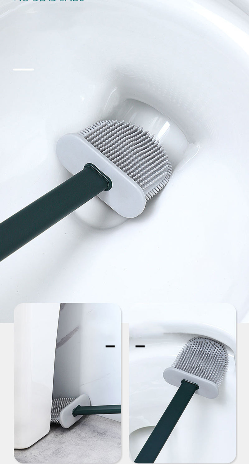 Silicone Toiletborstel Luxe Hygiënisch voor Schoon Toilet