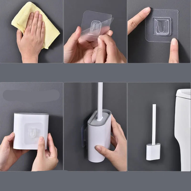 Silicone Toiletborstel Luxe Hygiënisch voor Schoon Toilet