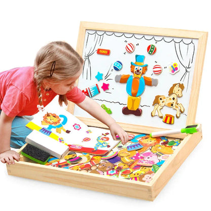Magnetisch Tekenbord met Puzzel Functie - Velinix