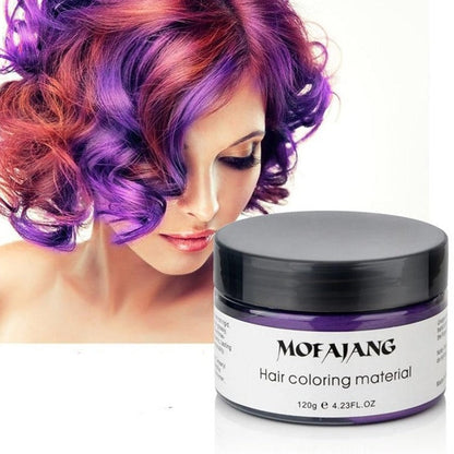 Haarkleur Wax Unisex Wateroplosbaar met Natuurlijke Extracten