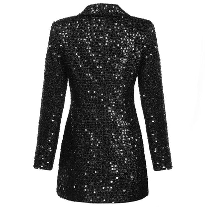Glitter Jurk met Blazer voor Glamoureuze Avonduitjes