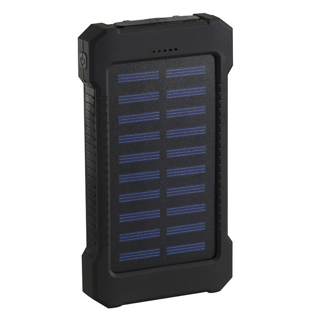 Waterdichte Powerbank Zonne-Energie met LED-Lader voor Fiets en Kampen