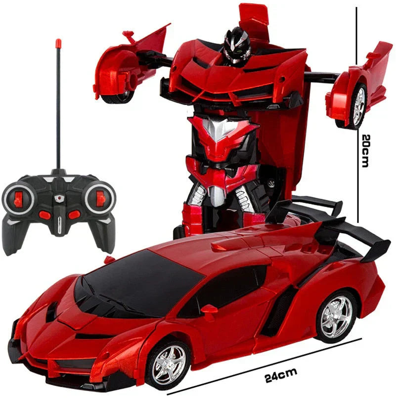 RC Auto Robot Transformer – 2-in-1 Afstandsbediening met Licht en Geluid