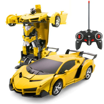 RC Auto Robot Transformer – 2-in-1 Afstandsbediening met Licht en Geluid