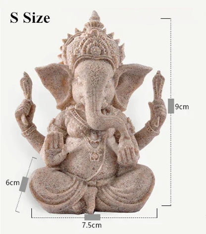 Hindoe Ganesha Beeld Olifant God Figuur voor Huisdecoratie