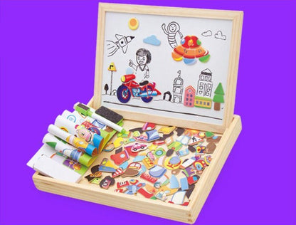 Magnetisch Tekenbord met Puzzel Functie