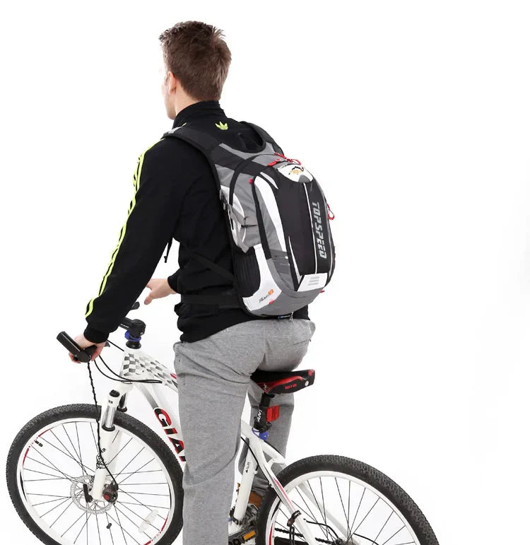 Fietsrugzak 18L met Waterzak en Regenhoes