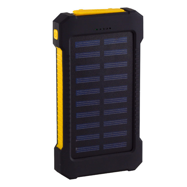 Waterdichte Powerbank Zonne-Energie met LED-Lader voor Fiets en Kampen