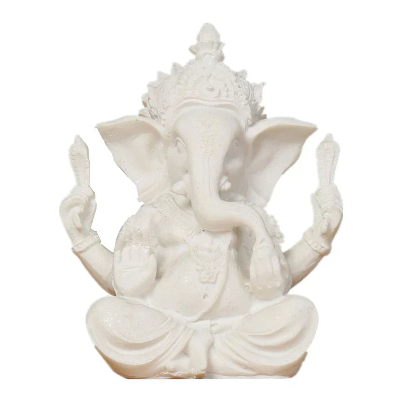 Hindoe Ganesha Beeld Olifant God Figuur voor Huisdecoratie - Velinix