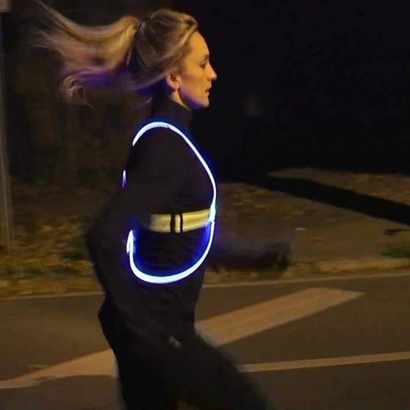 Veiligheidsvest LED Reflecterend Lichtgewicht en Comfortabel