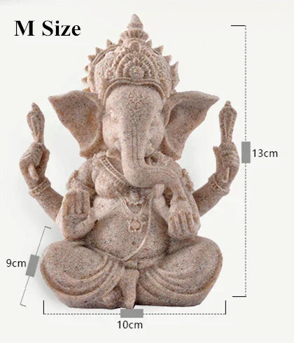 Hindoe Ganesha Beeld Olifant God Figuur voor Huisdecoratie