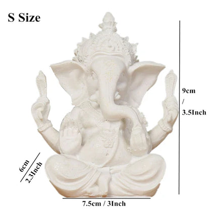 Hindoe Ganesha Beeld Olifant God Figuur voor Huisdecoratie