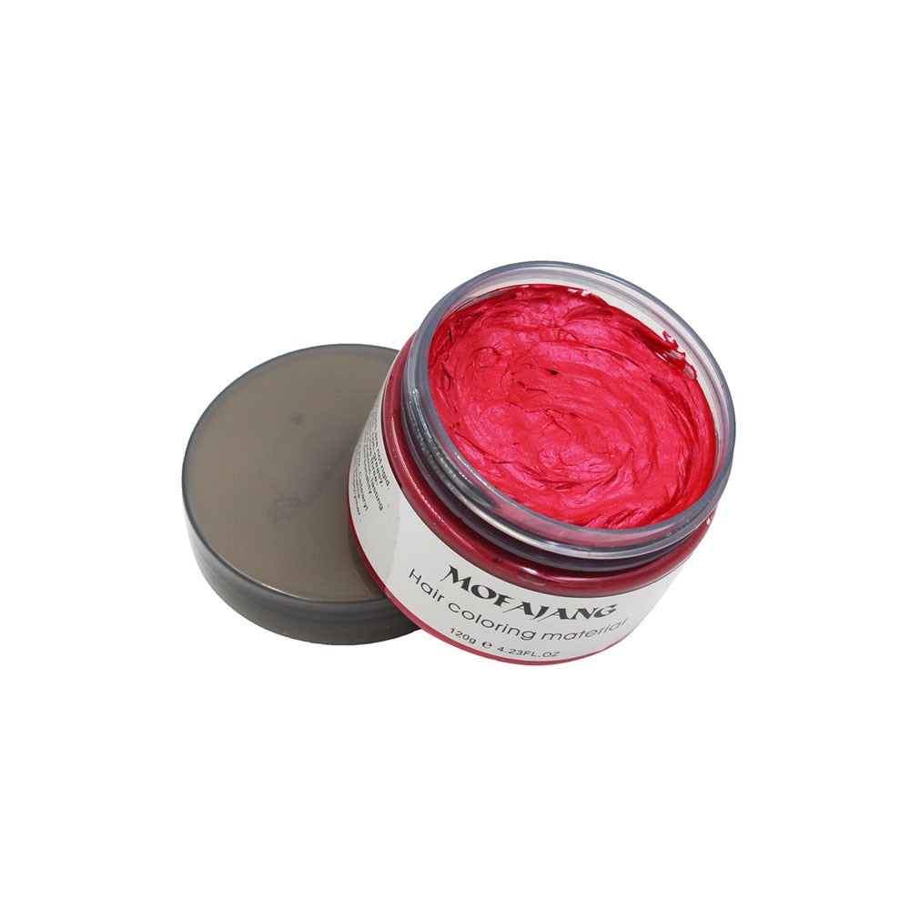 Haarkleur Wax Unisex Wateroplosbaar met Natuurlijke Extracten