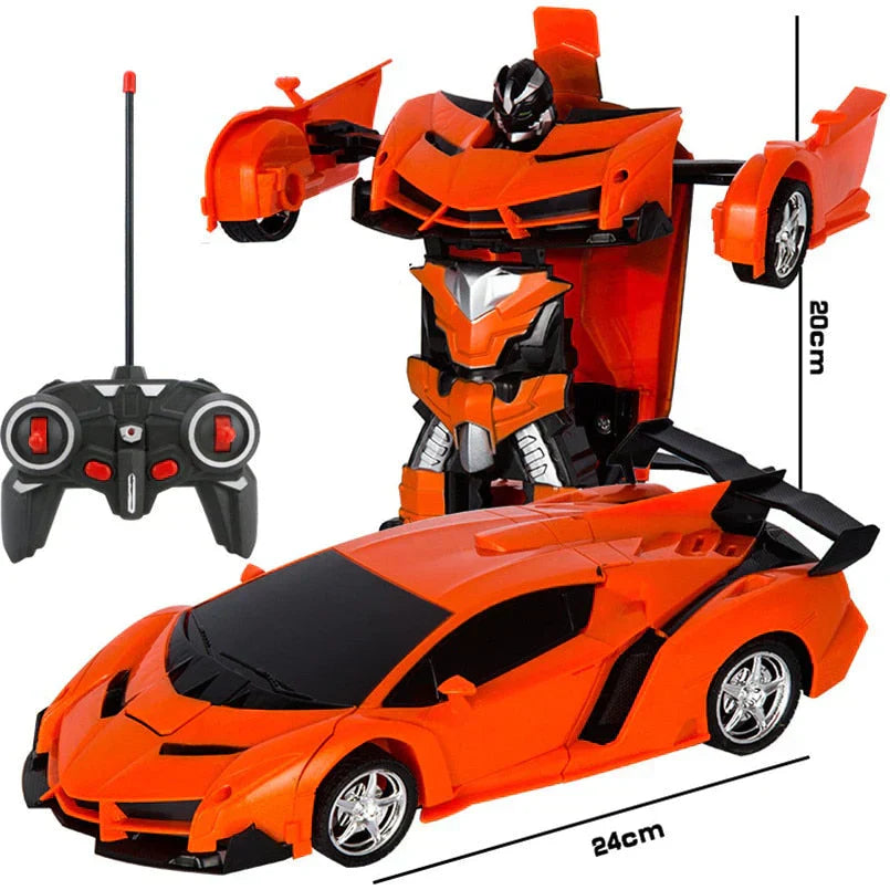 RC Auto Robot Transformer – 2-in-1 Afstandsbediening met Licht en Geluid