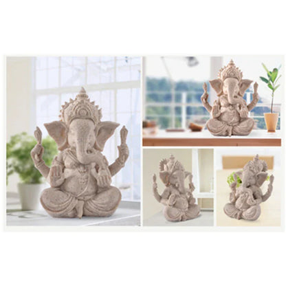 Hindoe Ganesha Beeld Olifant God Figuur voor Huisdecoratie