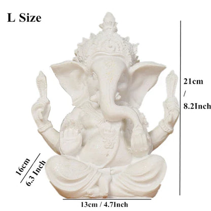 Hindoe Ganesha Beeld Olifant God Figuur voor Huisdecoratie