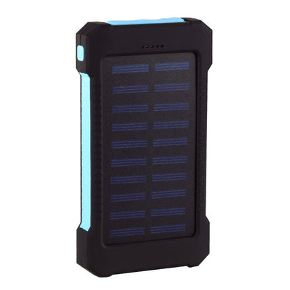 Waterdichte Powerbank Zonne-Energie met LED-Lader voor Fiets en Kampen