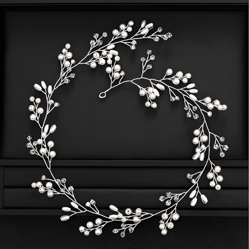 Valentijnsdag Haarsieraad met Parels Elegant Haarclip
