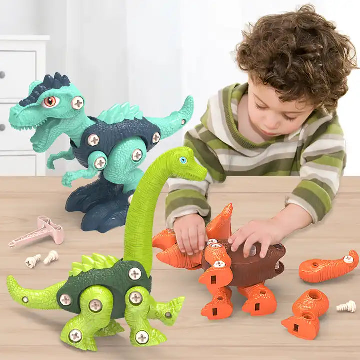 Dino Bouwset met Schroeven voor Kinderen - Velinix