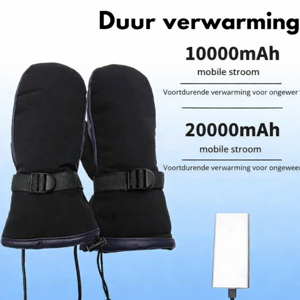 Waterdichte Verwarmde Handschoenen USB Winter Warm