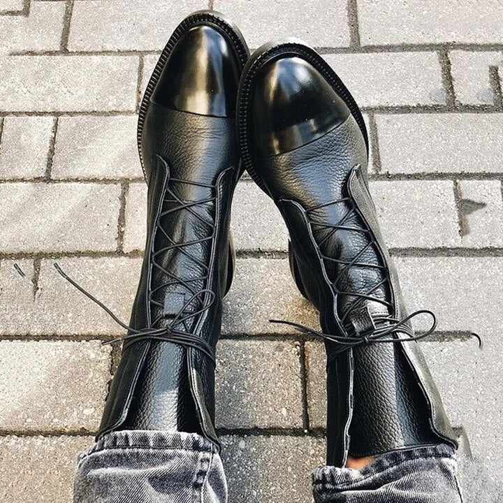 Dameslaarzen Luxe Hak Stijlvolle Schoenen voor Dames