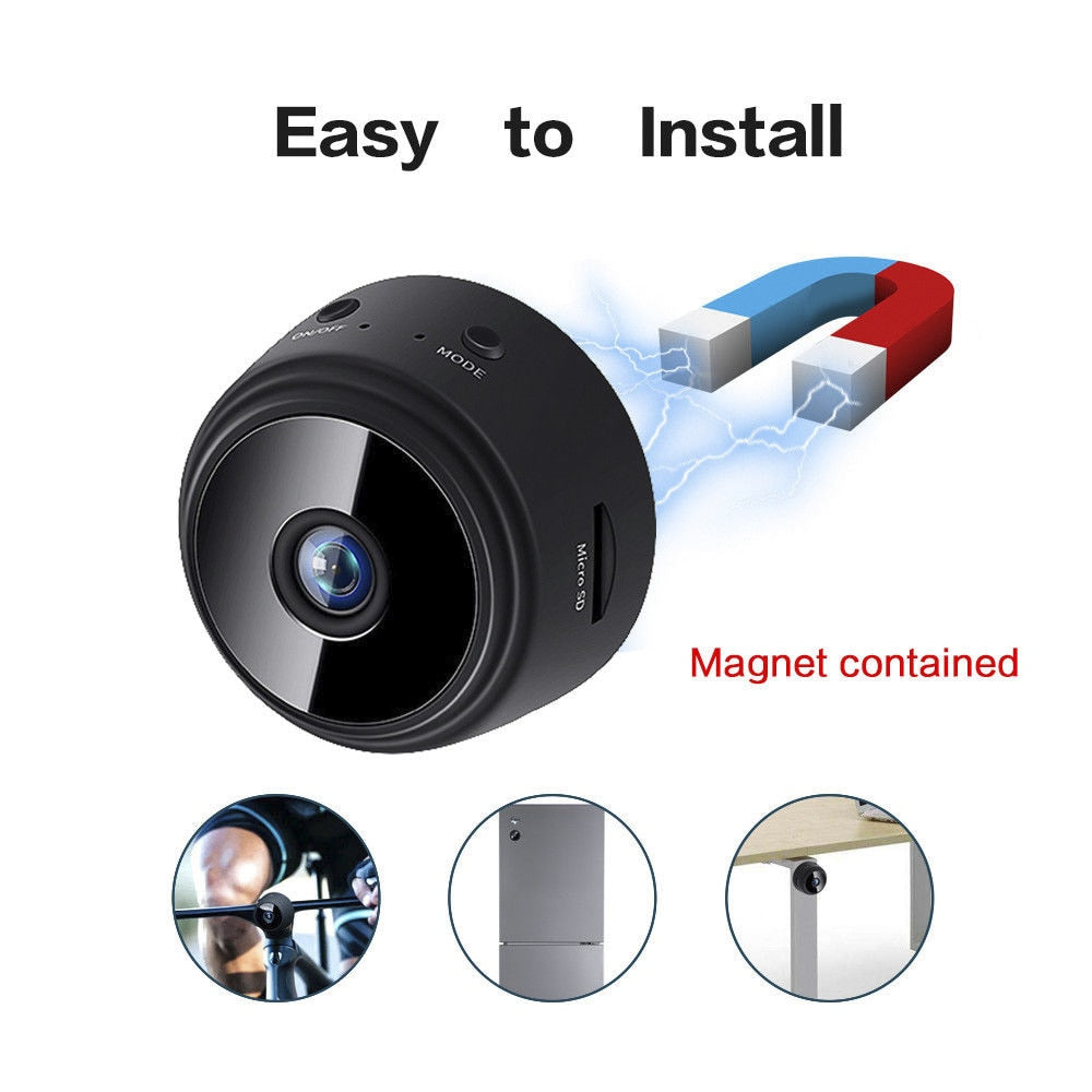 Minicamera 1080p HD Nachtzicht WiFi Camera