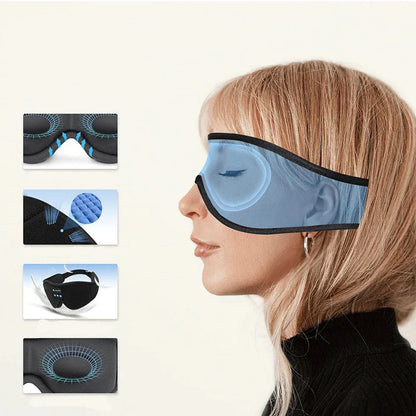 Bluetooth Slaapmasker met HD Geluid voor Ononderbroken Slaap