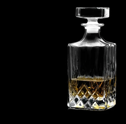 Kristallen Whiskey Decanter Luxe Karaf voor Whisky en Wijn