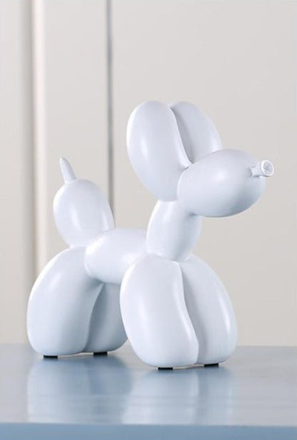 Luxe Hond Sculptuur van Handgemaakt Hars Kunstwerk voor Interieur Decor
