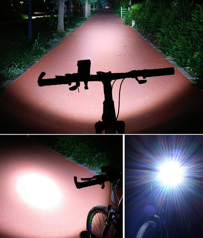 Fiets Telefoonhouder met Powerbank en Verlichting