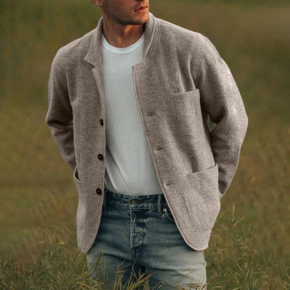 Vest Mannen Jelle Knoopsluiting Casual Stijl - Velinix
