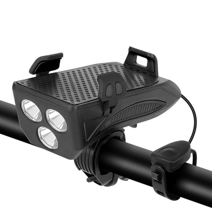Fietslamp 4-in-1 met Powerbank en Telefoonhouder LED