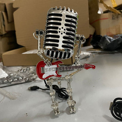 Tafellamp Robot Gitaar Design Uniek Verlichting
