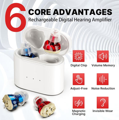 HearClear™ – Onzichtbaar & Oplaadbaar Hoortoestel met Geavanceerde Technologie