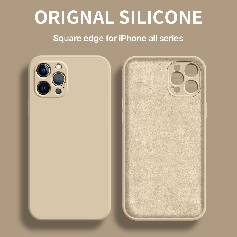 Zachte Silicone Telefoonhoesje voor iPhone 11 12 13