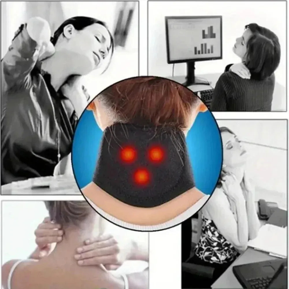 Heizendes Nackenkissen für Reise - Tragbares Nackenkissen mit Wärmetherapie zur Schmerzlinderung 5