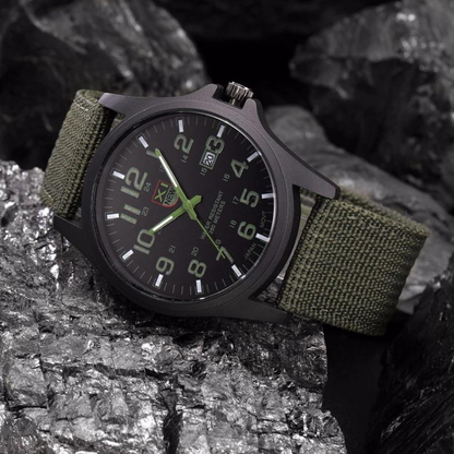 Militair Horloge Tactisch Waterdicht met Nylon Band - Velinix