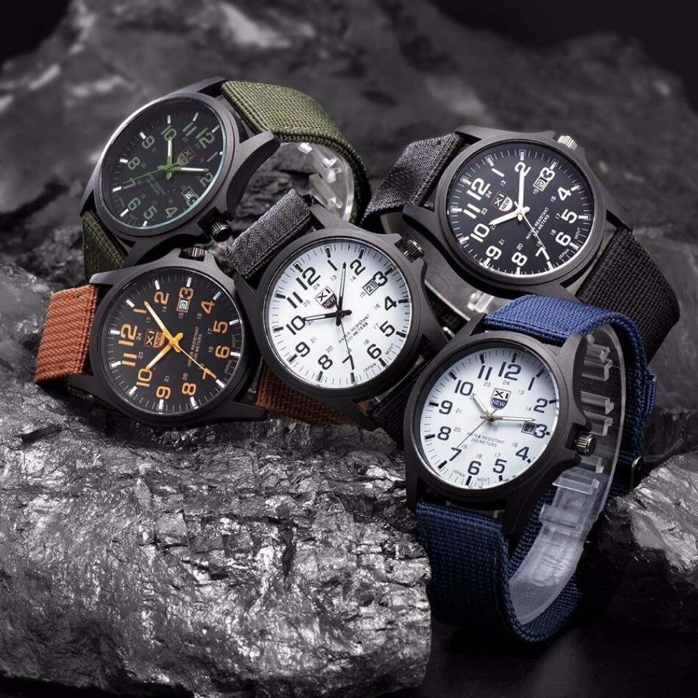 Militair Horloge Tactisch Waterdicht met Nylon Band