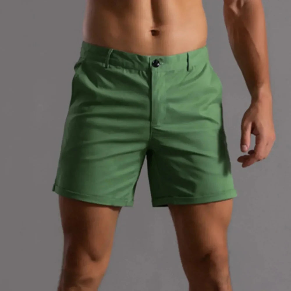 Heren Katoenen Shorts Comfortabel Zomer Chino Shorts - Velinix