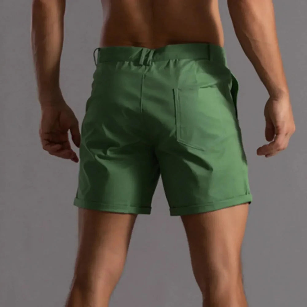 Heren Katoenen Shorts Comfortabel Zomer Chino Shorts